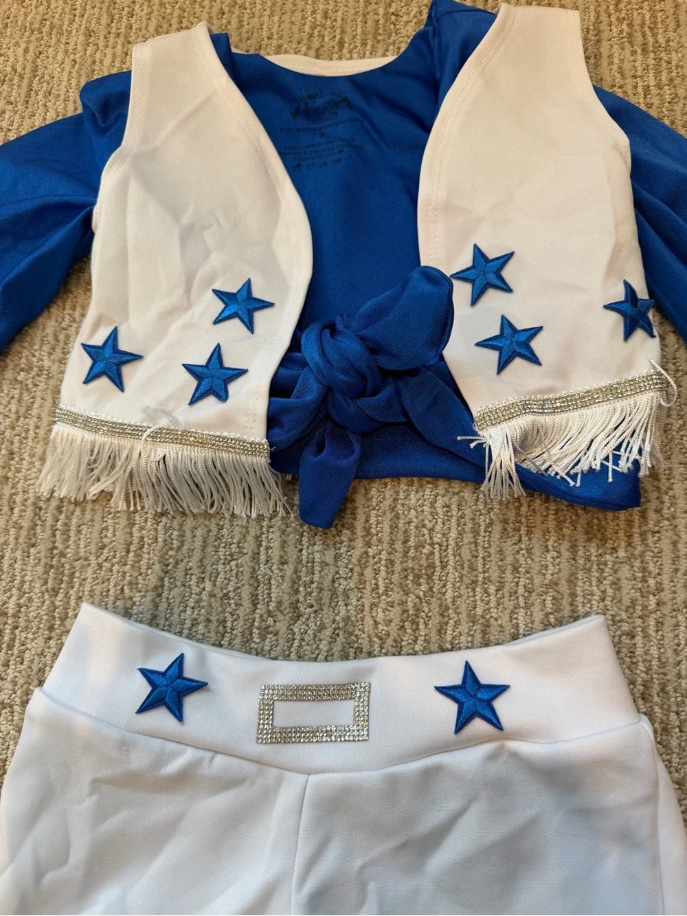 Kids DCC Cowboys Cheer Costume Set